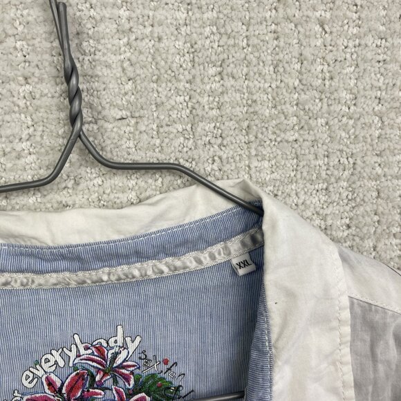 Desigual Colorful Floral Button-Down Shirt - Picture 6 of 15